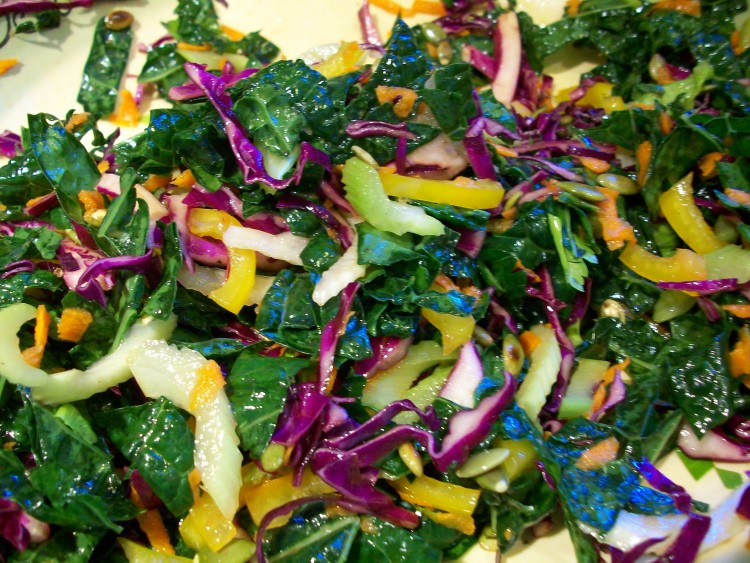 Rainbow Cabbage Salad