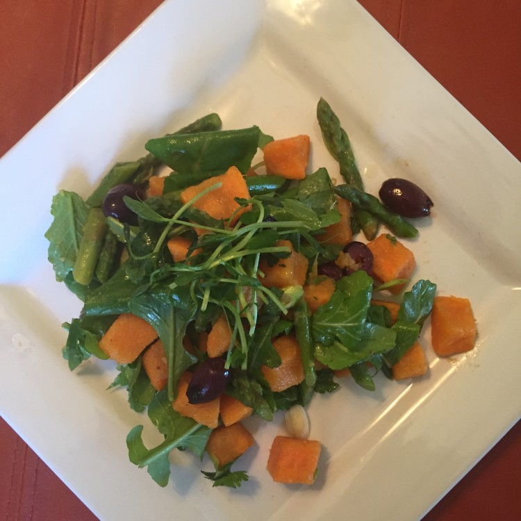 Chili Lime Sweet Potato & Asparagus Salad