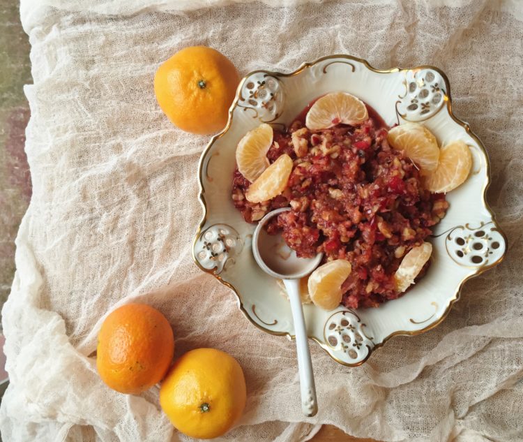 Cranberry apricot Relish