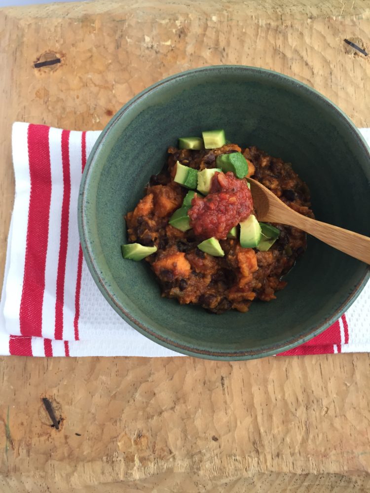 Black Bean & Sweet Potato Chili