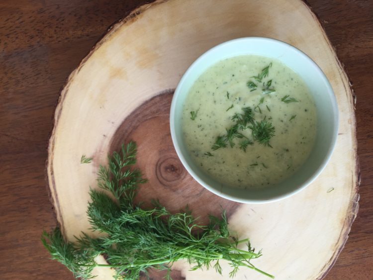 Creamy Zucchini Dill Soup