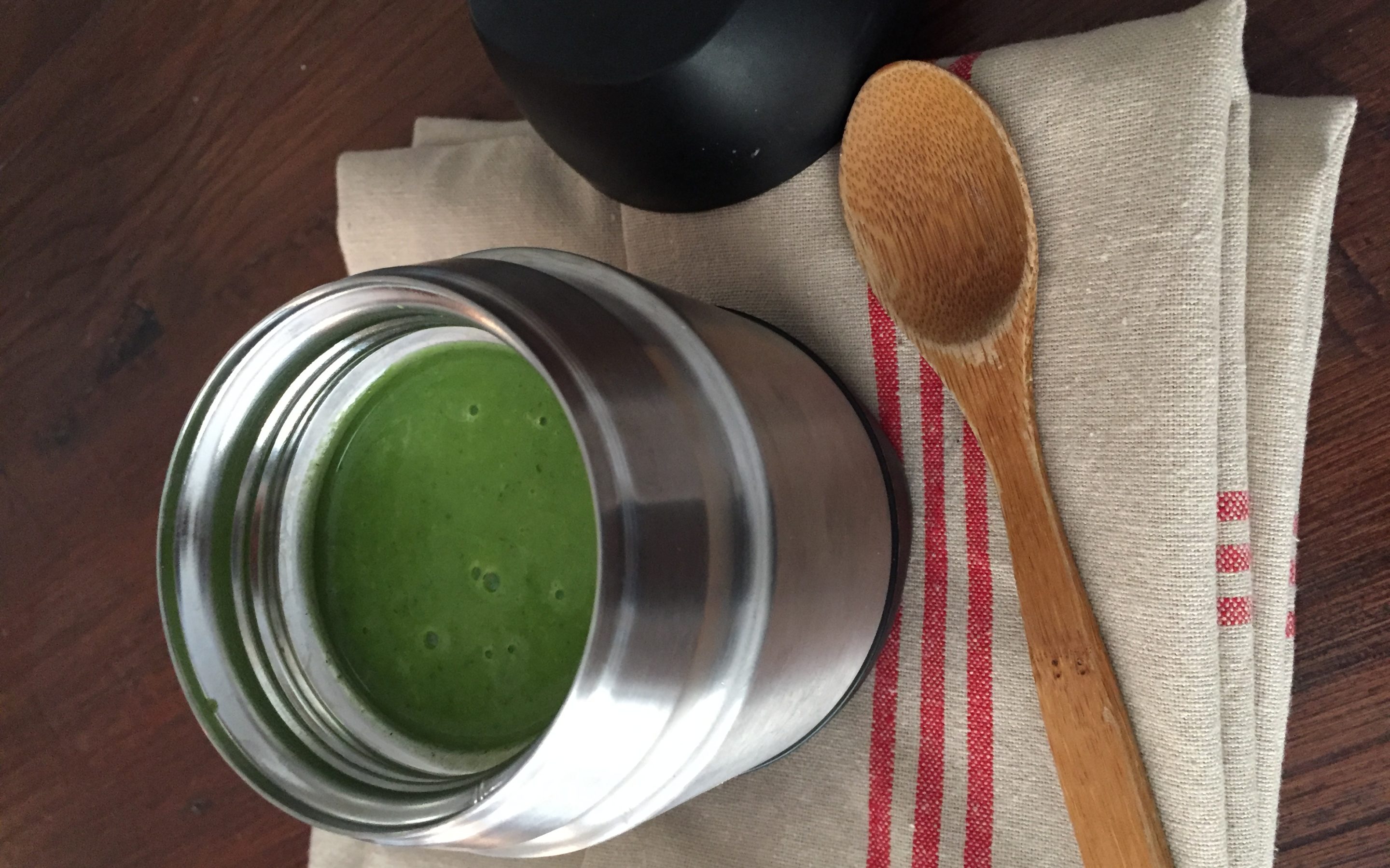 Creamy Zucchini & Spinach Soup