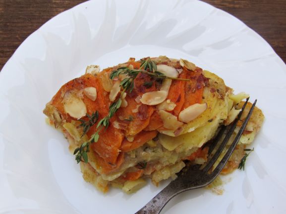 gluten- & Dairy-Free Scalloped Sweet Potatoes Au Gratin