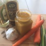 ingredients for sesame ginger carrot dressing