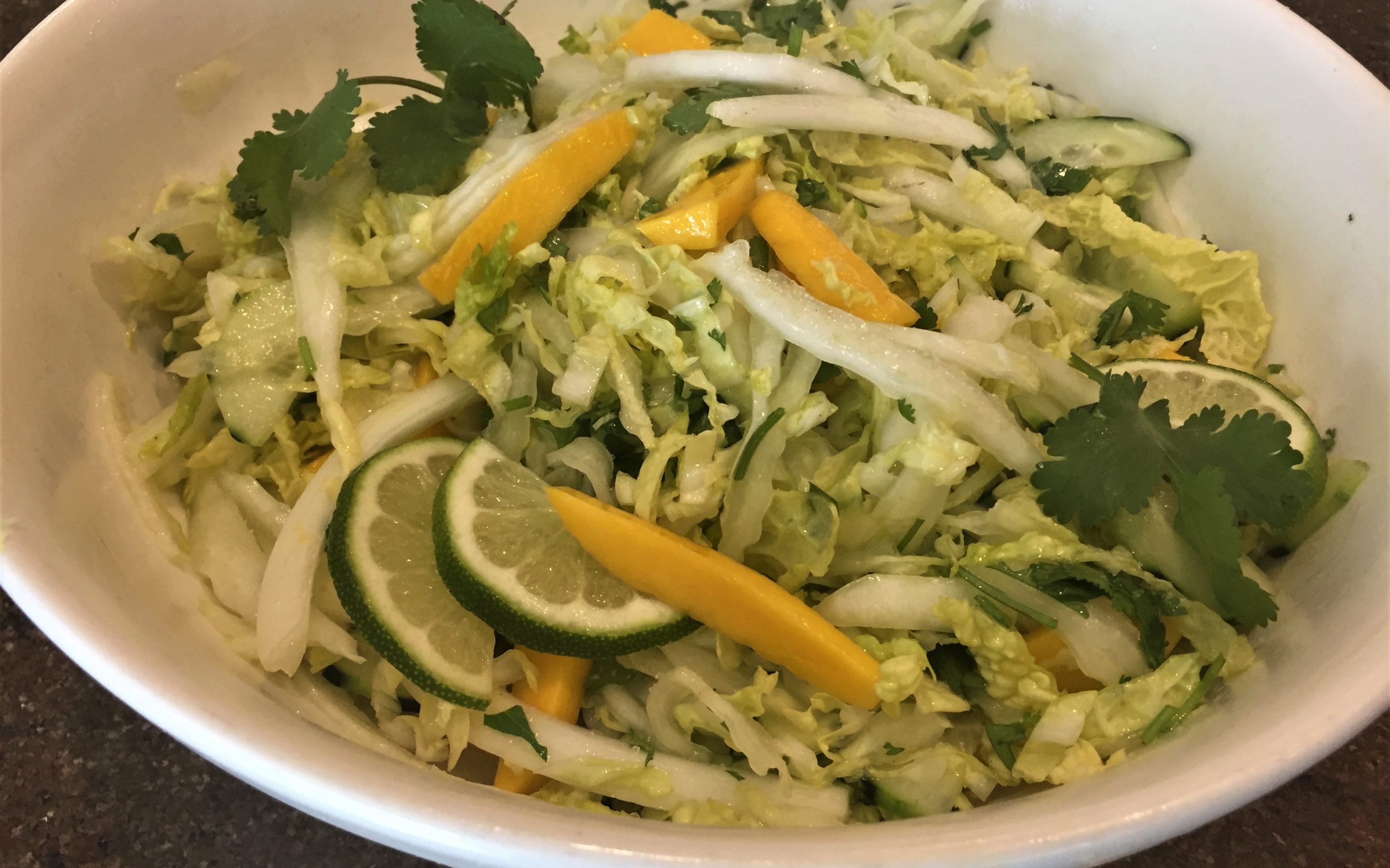 Mango Cabbage Slaw