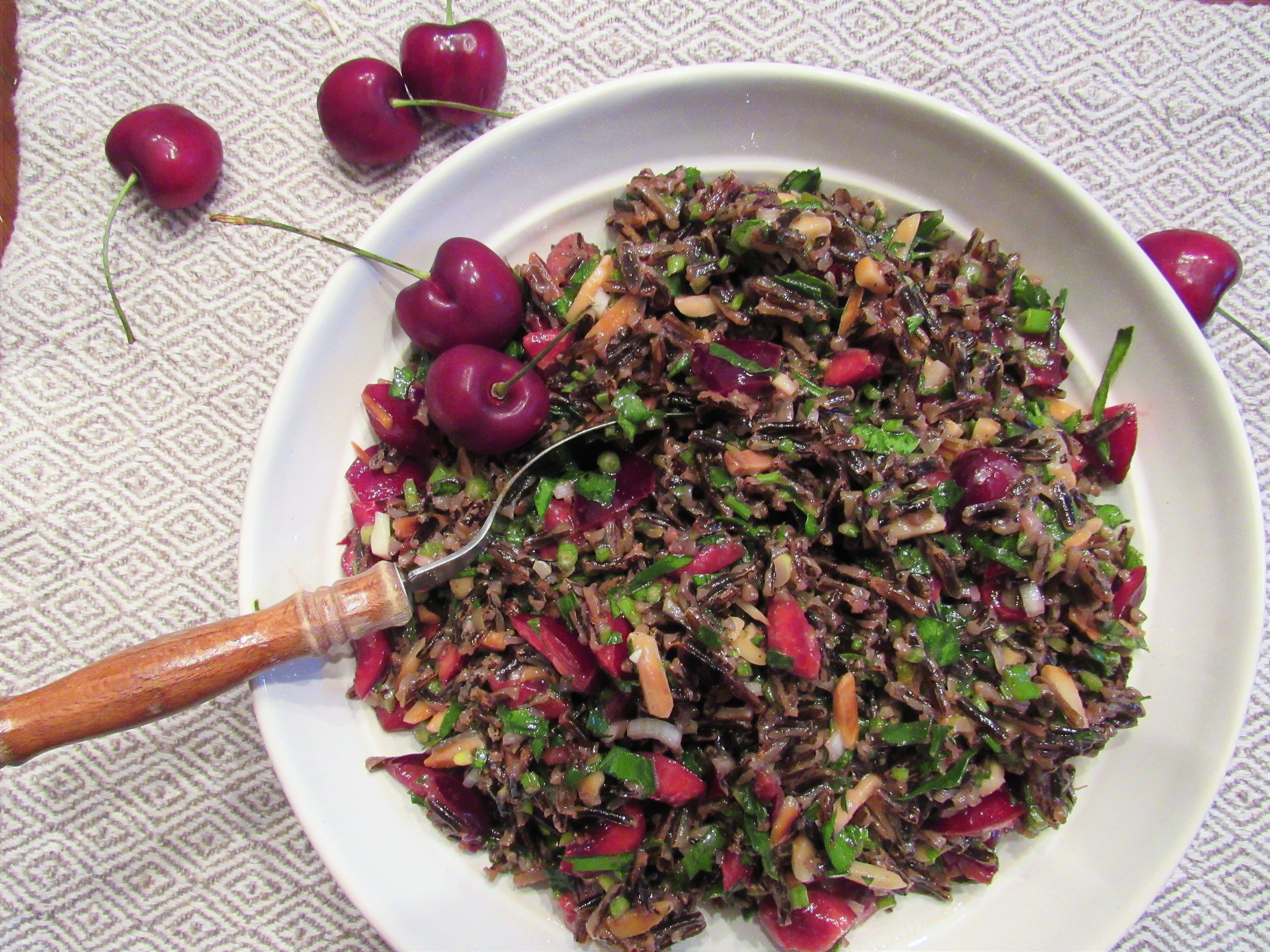 Wild Rice Salad with Cherries