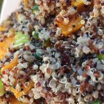 Quinoa salad with honeynut squash