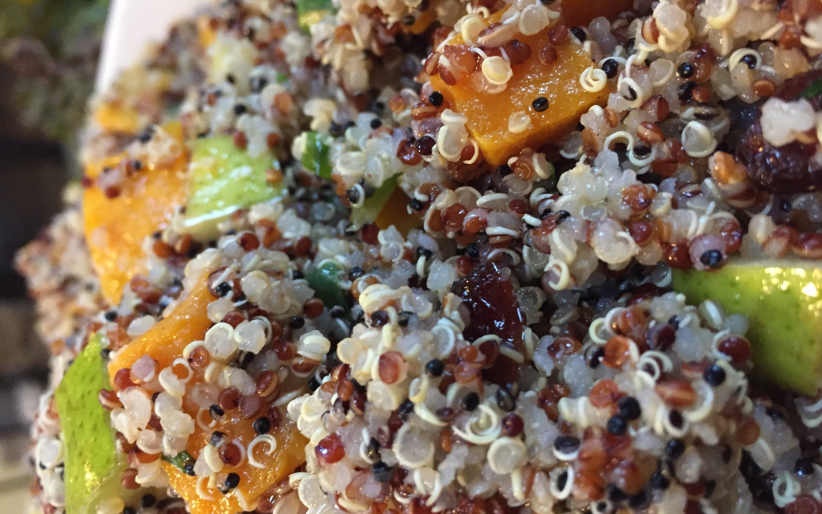 Quinoa salad with honeynut squash