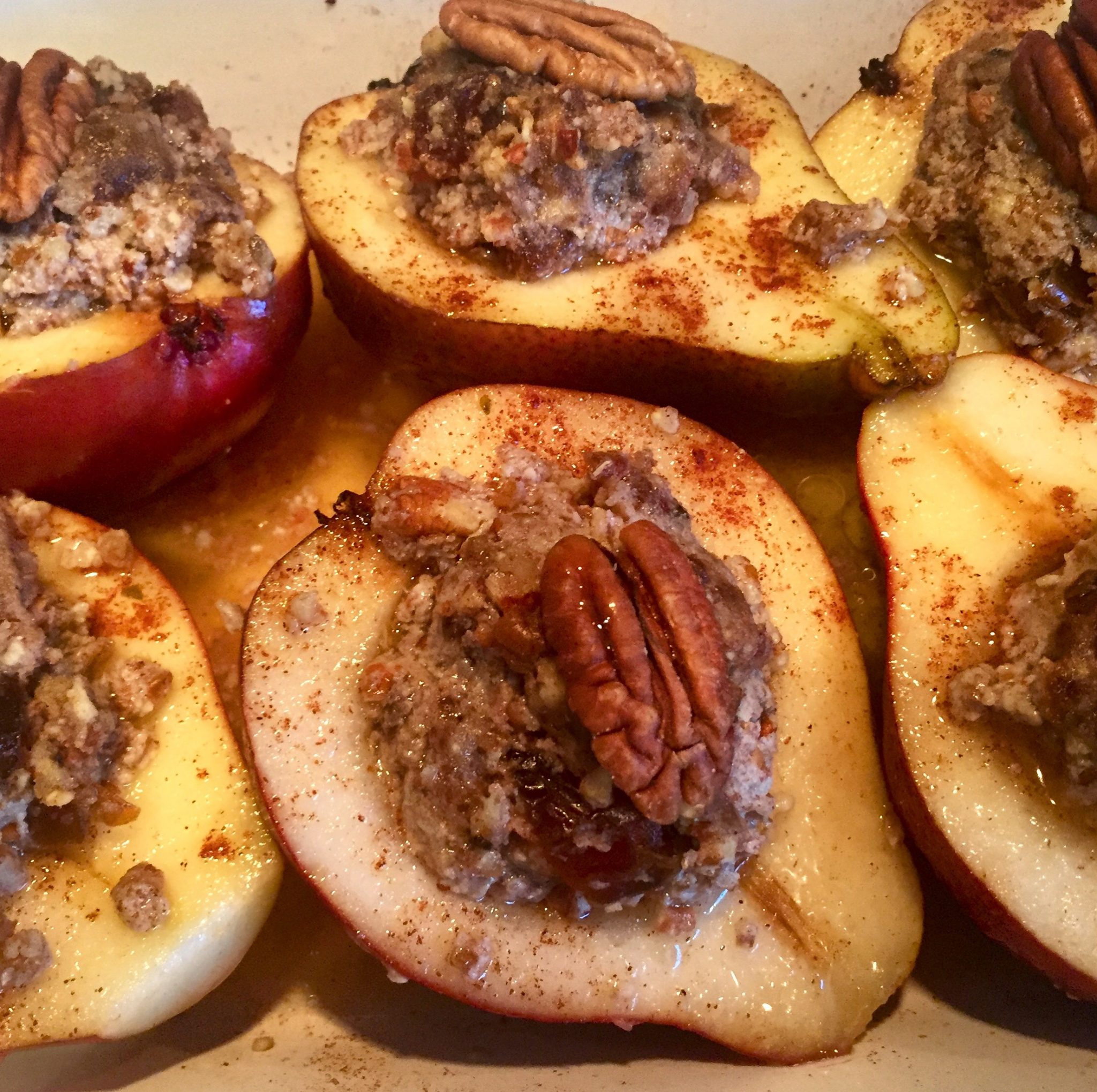 Pecan Cardamom Pears