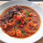 a hearty tortilla soup bowl