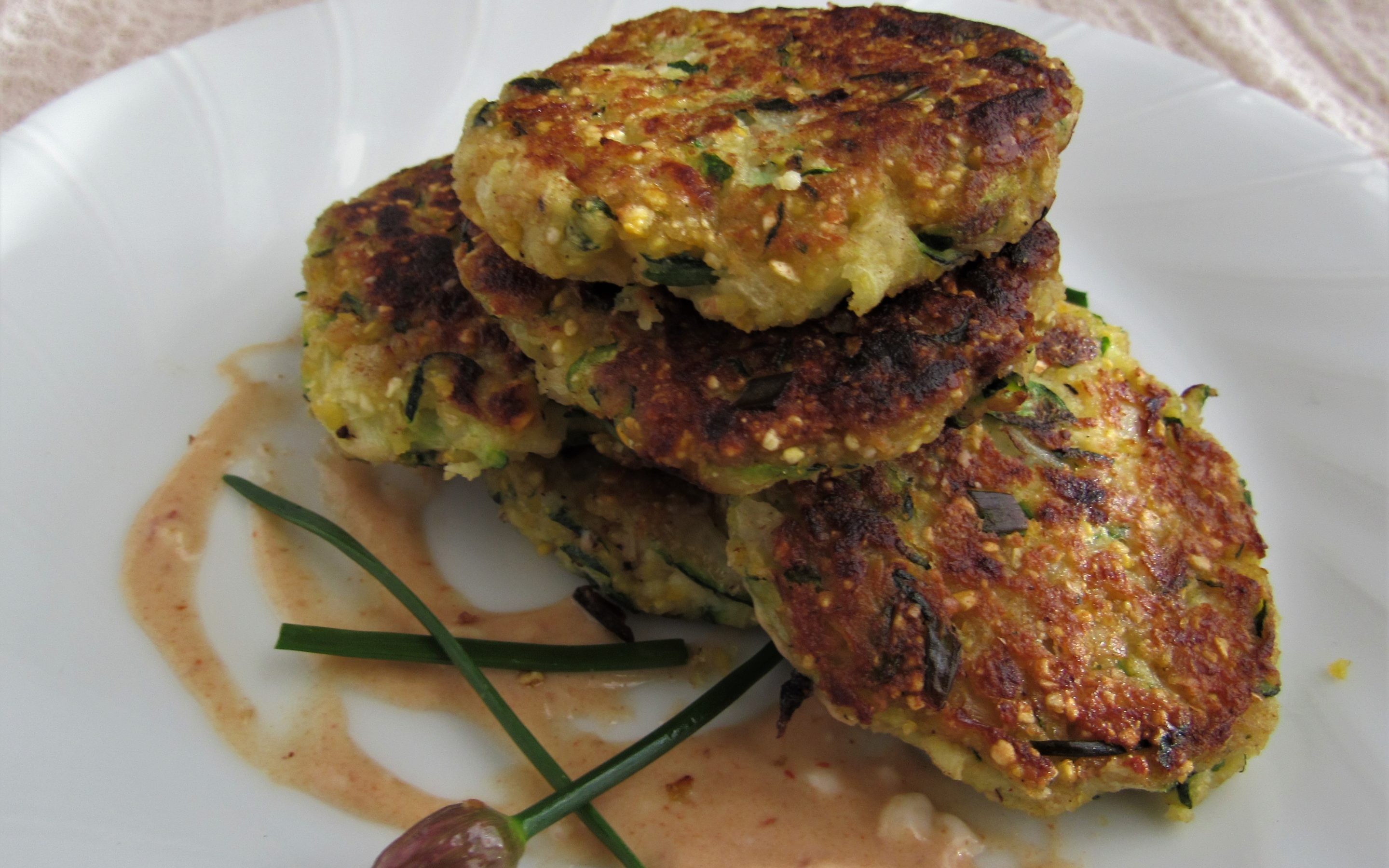 Zucchini Chive Fritters