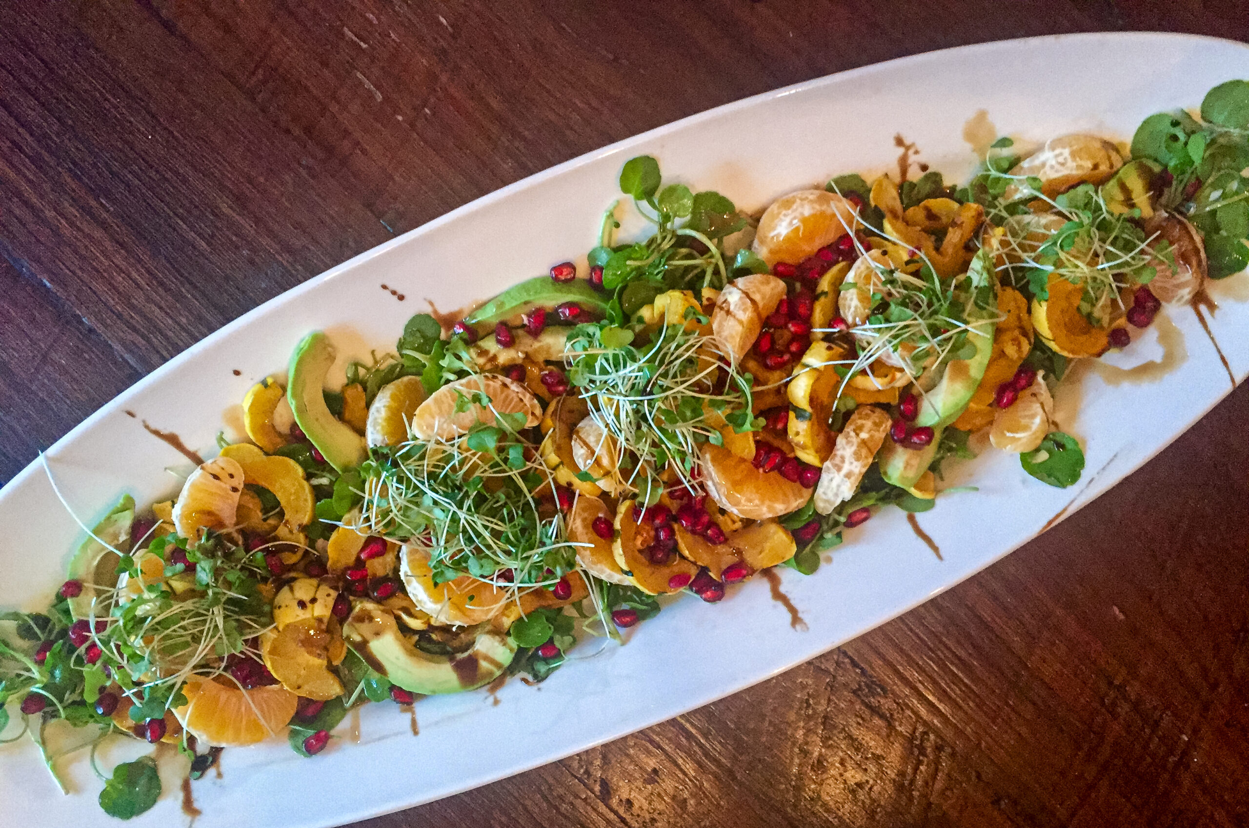 fruit and vegetable salad prepared by private chef Cathy Vogt in the Hudson Valley